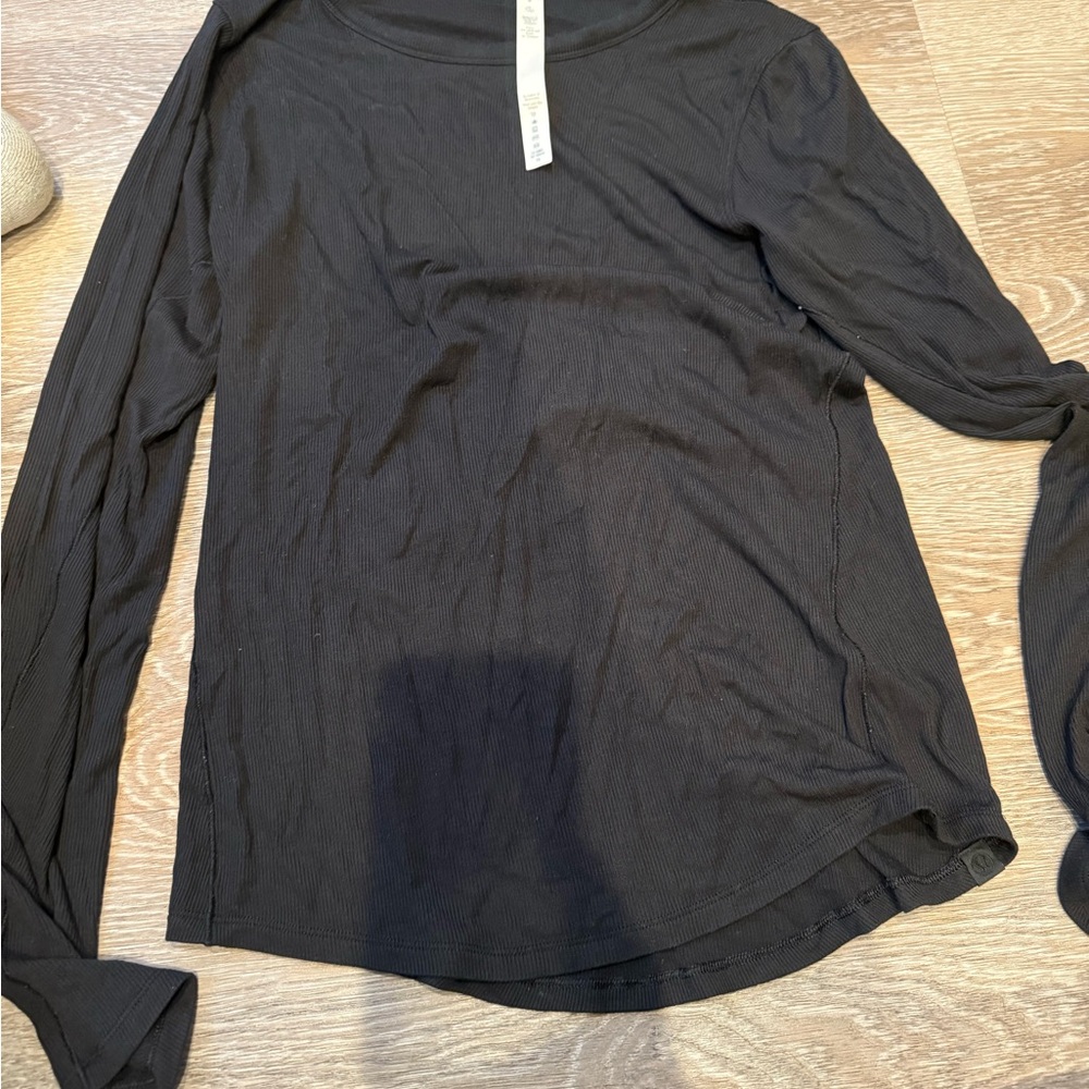 lululemon athletica Black Long Sleeve Tee